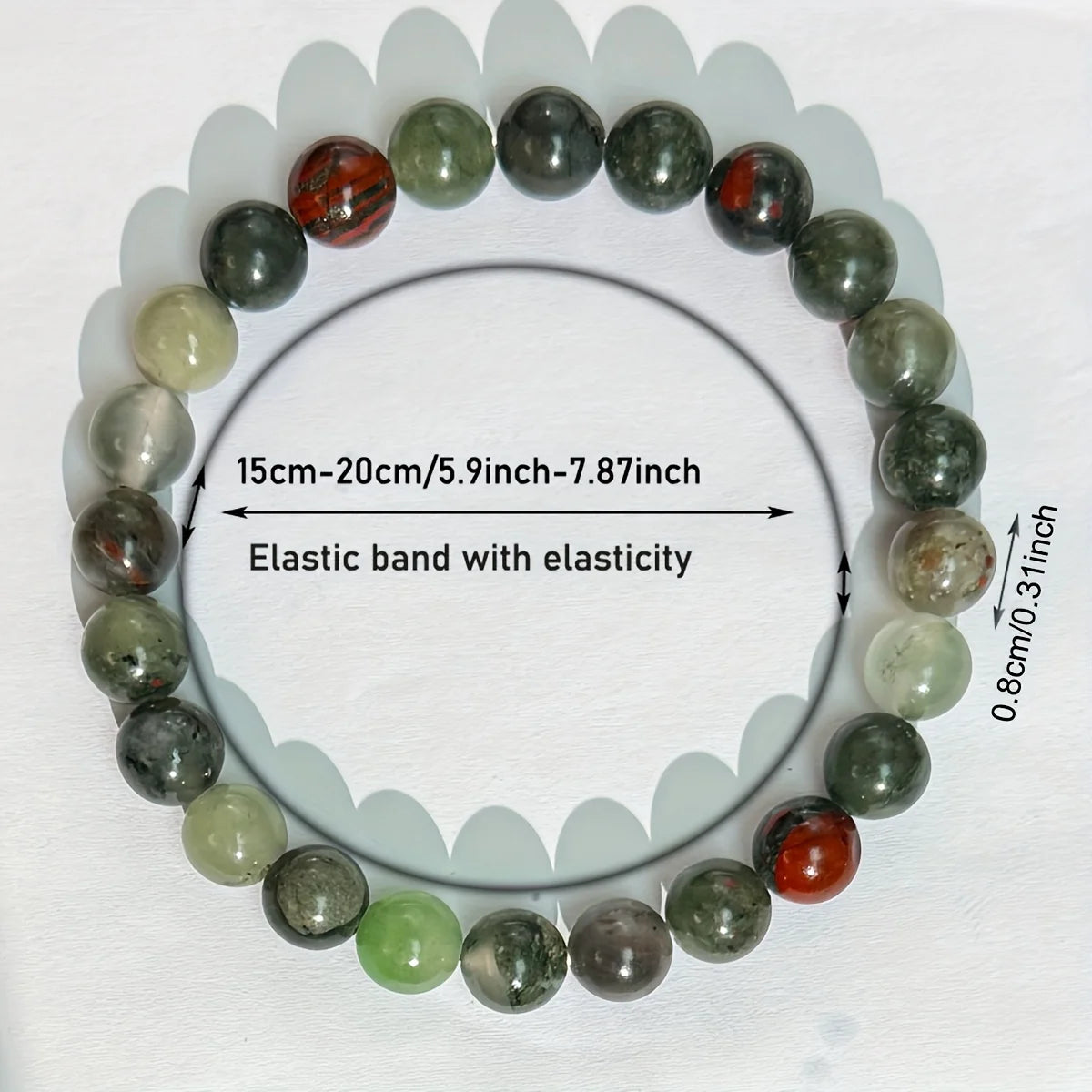 Handcrafted Bloodstone Bracelet Protection, Gift By Tinkers