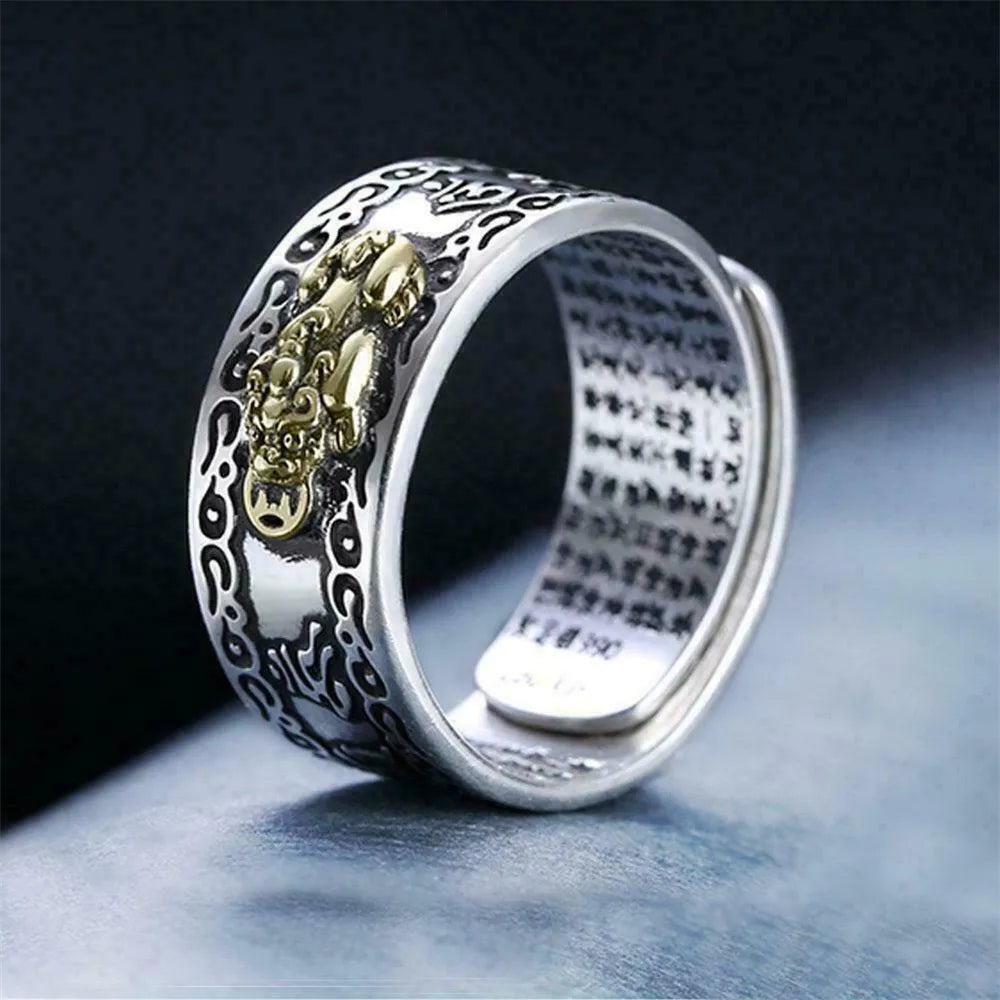 Pixiu Wealth Ring By Tinkers Prosperity And Good Luck