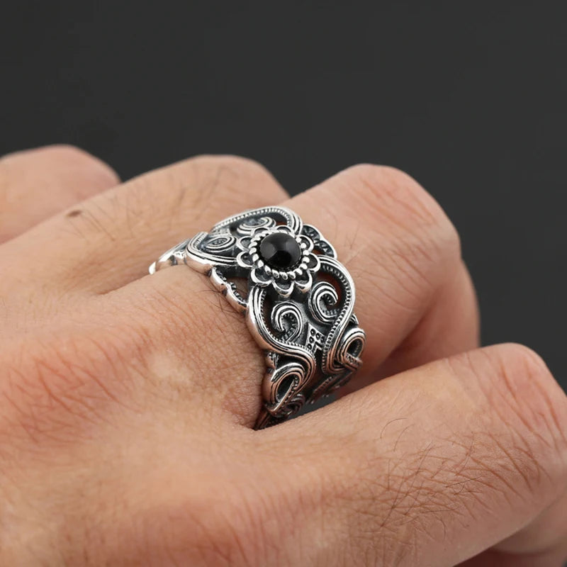 Mongolian Flower Ring By Tinkers Spiritual Balance