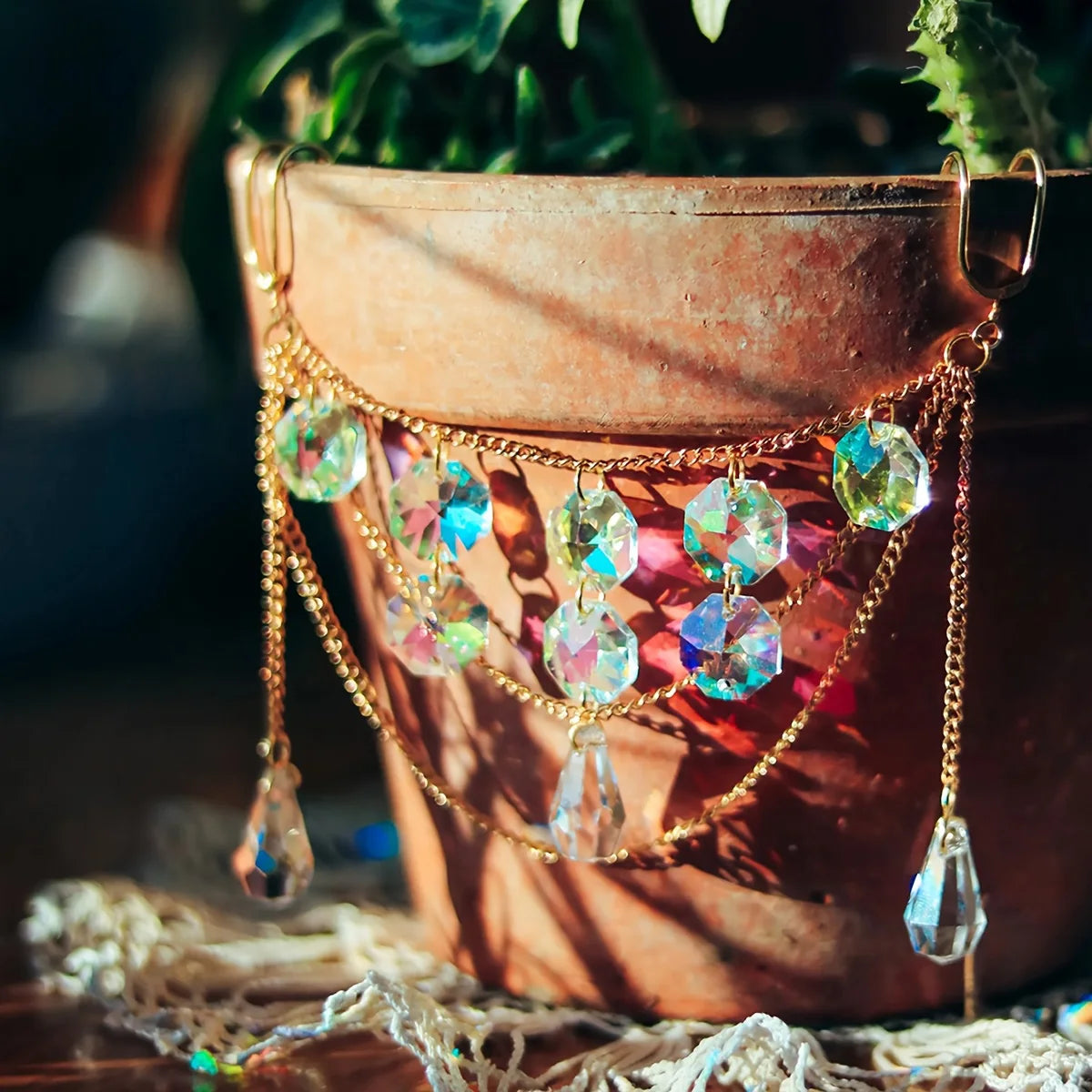Handcrafted Quartz Sun Catcher For Women By Tinkers Healing