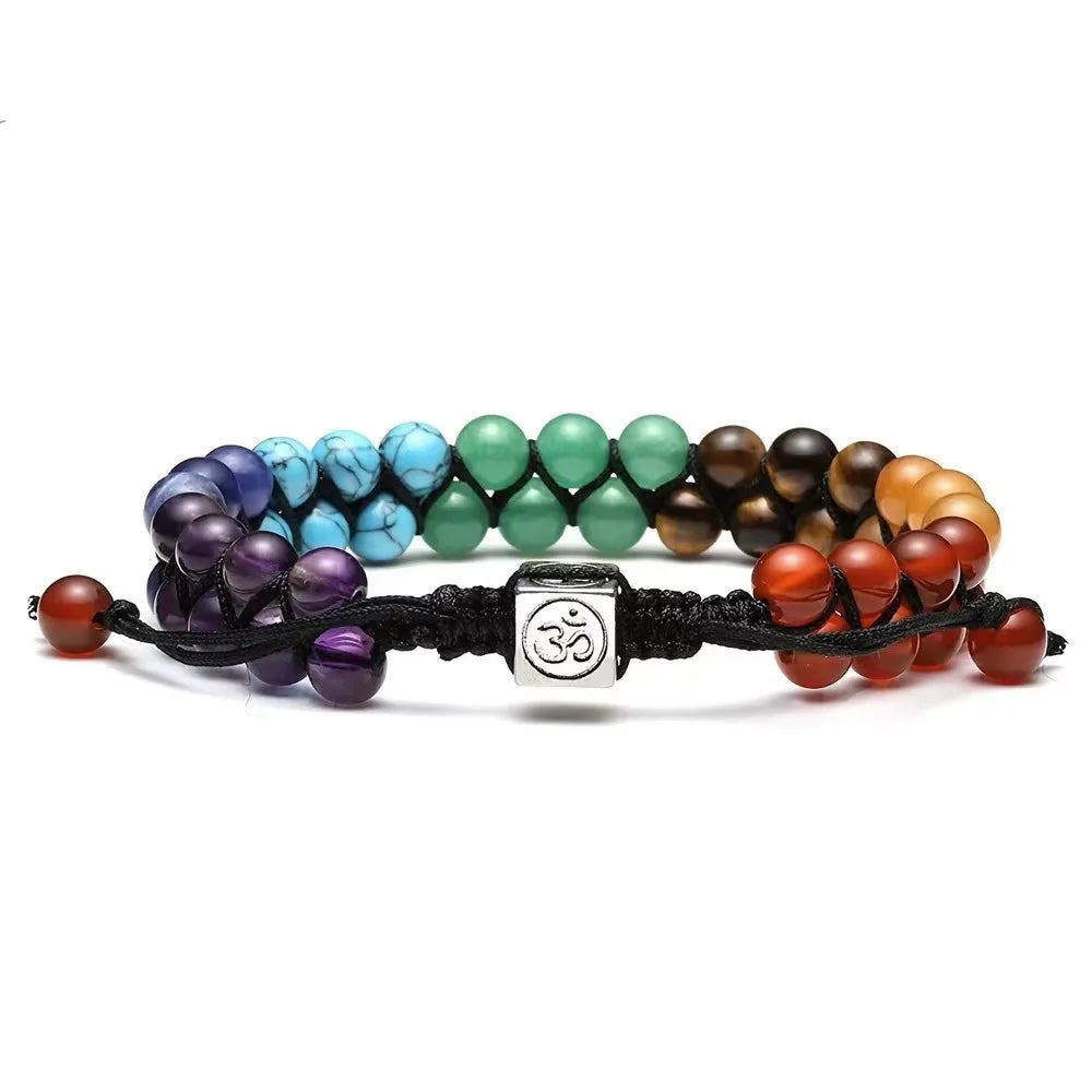 7 Chakra Stone Bracelet By Tinkers - Spiritual Healing