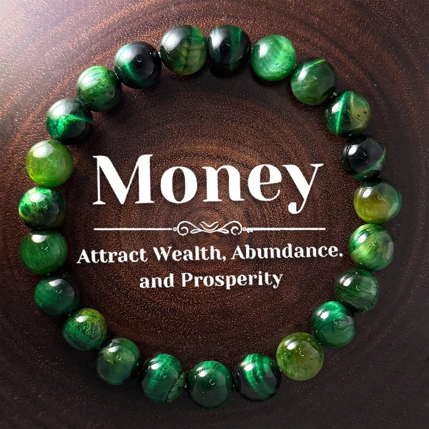 Natural Tiger Eye Bracelet By Tinkers For Men And Women Signature Handcrafted Confidence Protection Luck Gift