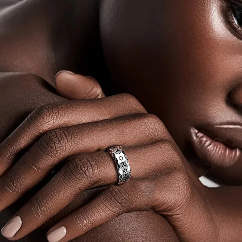 Viking Runes Ring By Tinkers Protection Spiritual Energy