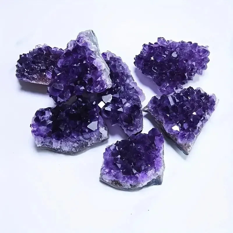 Tinkers Purple Natural Amethyst Stone Healing Crystal 2 Pcs - Uncategorized