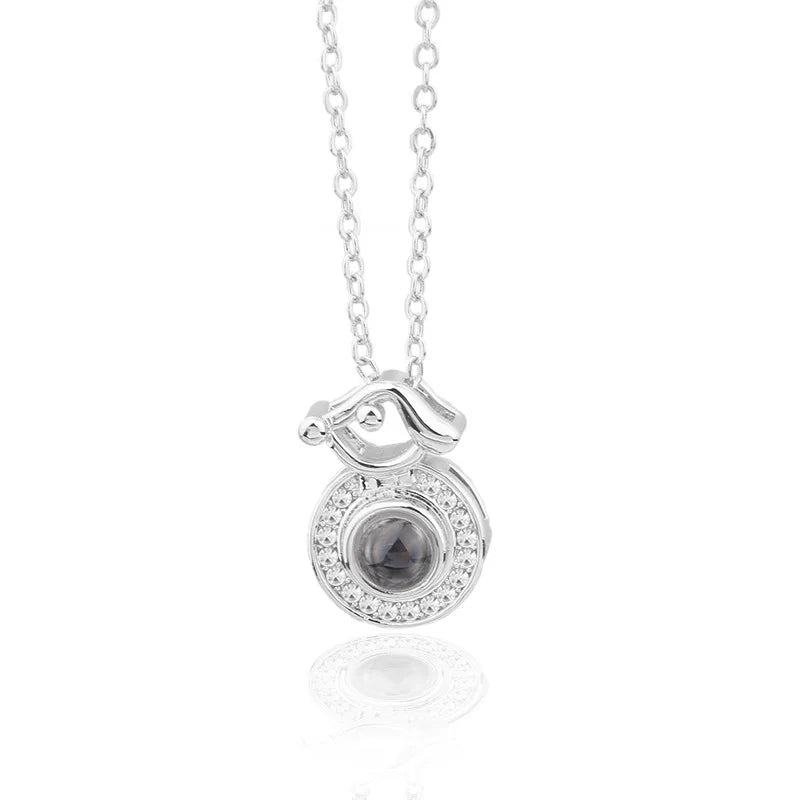 Tinkers Projection Necklace 100 Languages I Love You Pendant -