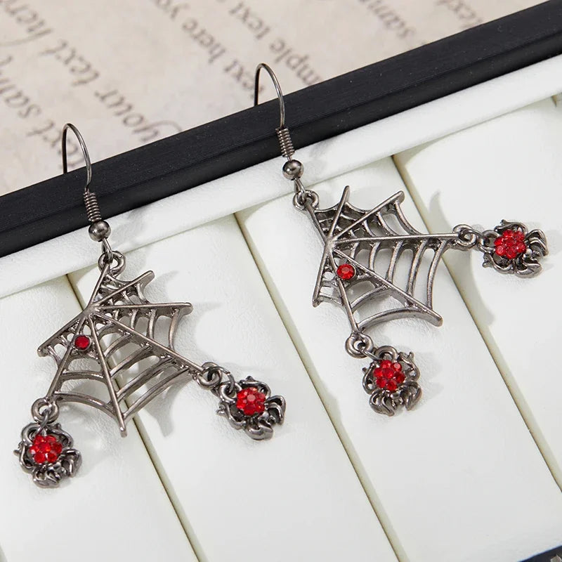 Spider Web Dangle Earrings By Tinkers - Aura Energy