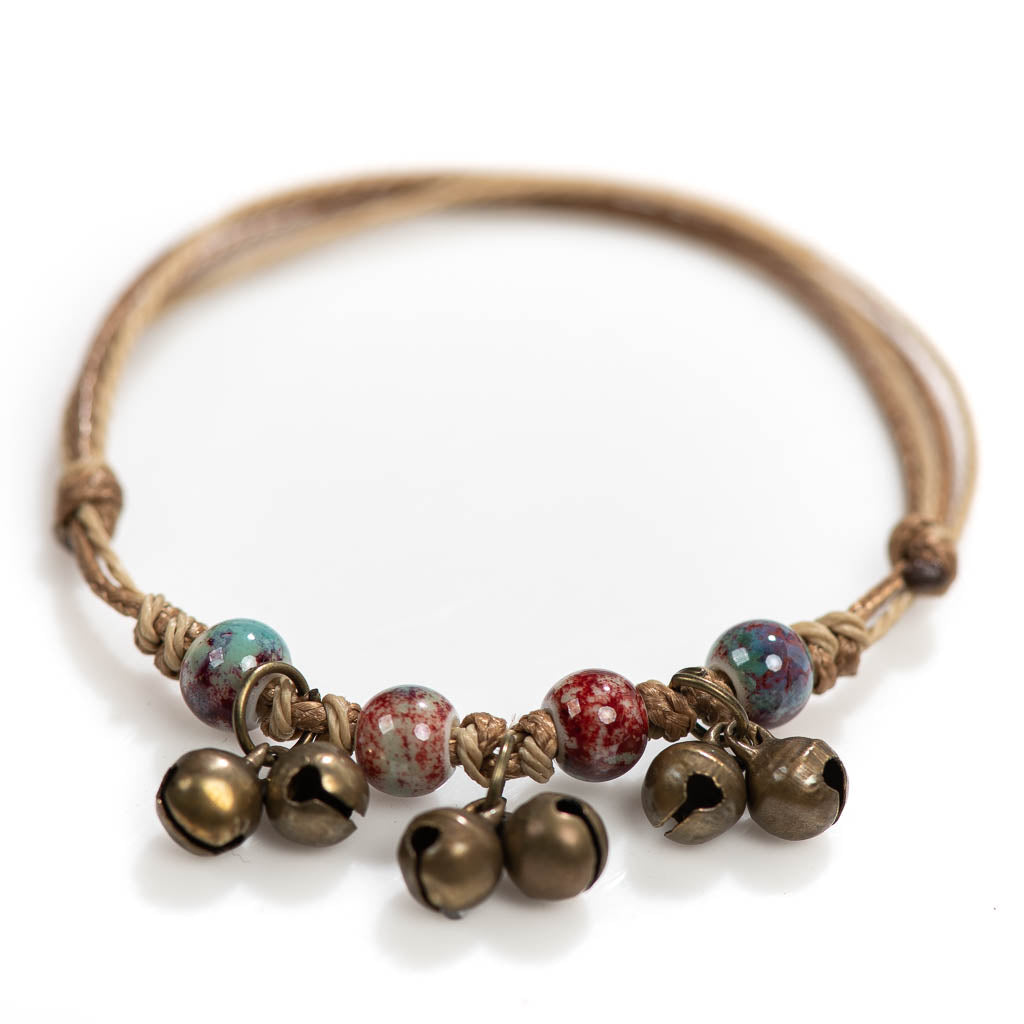 Tinkers Tinkers Handmade Ceramic Beads Retro Bracelet Exclusive -