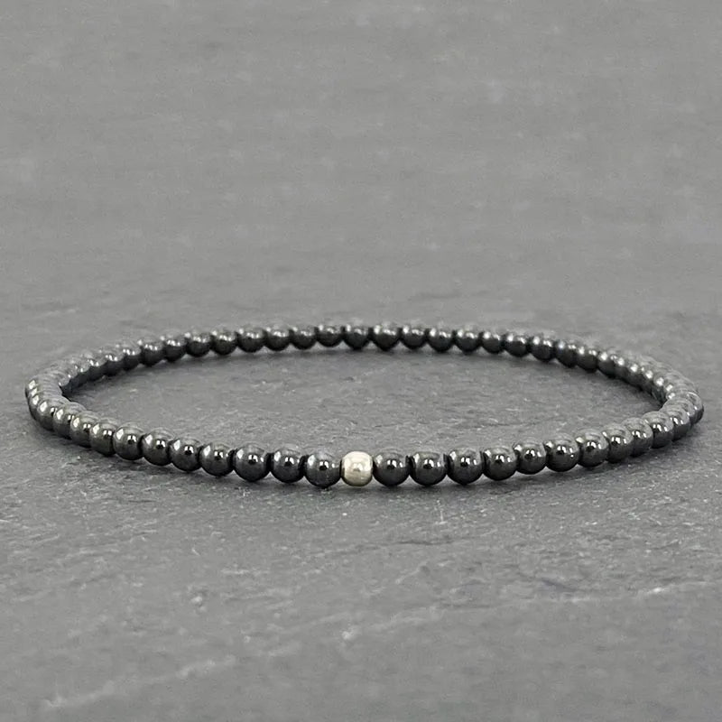 Tinkers Black Tourmaline Hematite Rose Quartz Lepidolite Bracelet - Apparel & Accessories > Jewelry > Bracelets