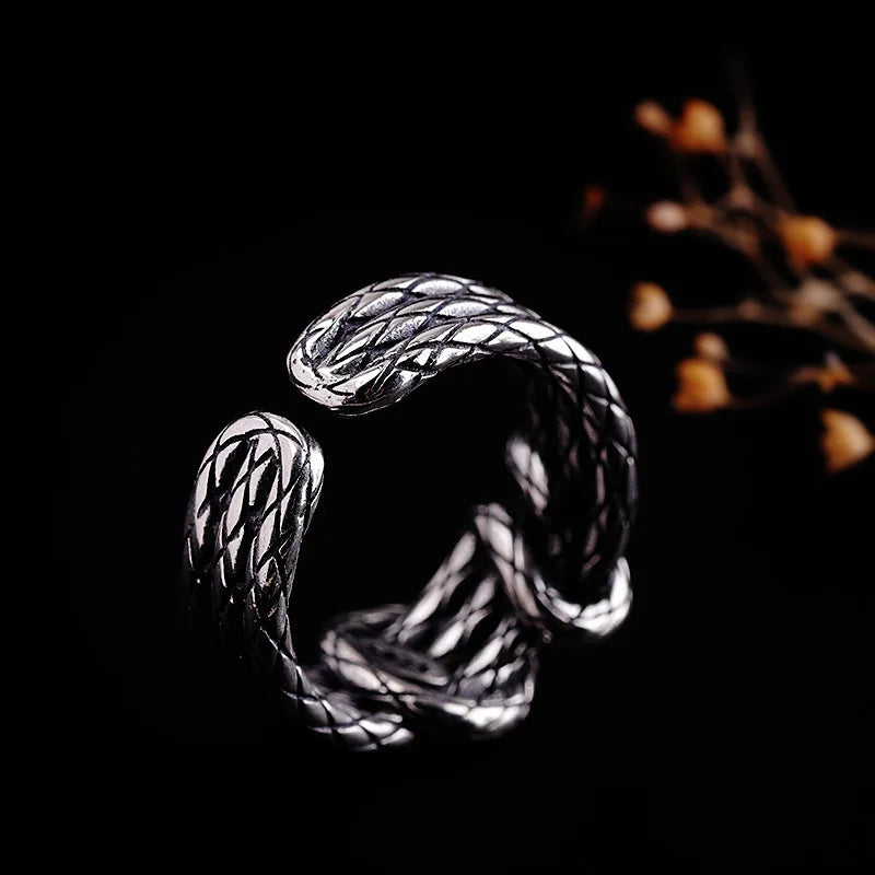 Woven Rope Ring By Tinkers - Gothic Energy Balance