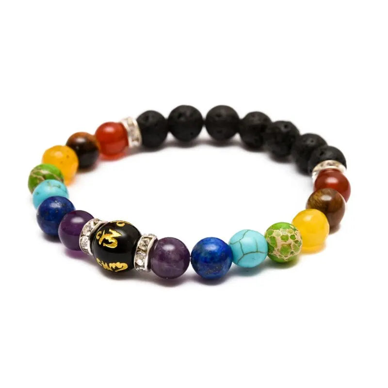 Tinkers 2 Pack 7 Chakra Bracelet Meaning Card Unisex Crystal -