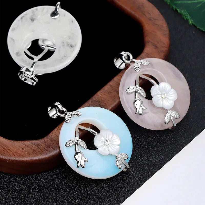 Ciondolo a forma di ciambella in ametista di Tinkers Energy And Balance