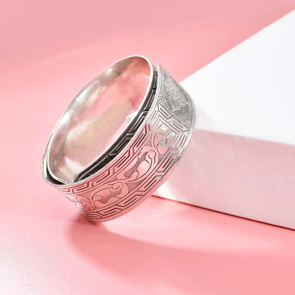 Türkis Schutz Ethno Boho Handarbeit Manschettenarmband