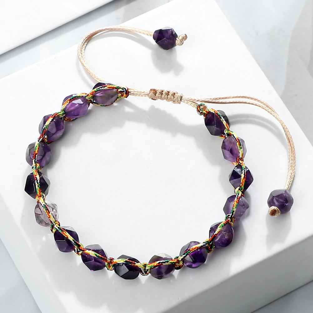 Tinkers BohoNest Tiger Eye Jasper Amethyst Bracelets Signature -