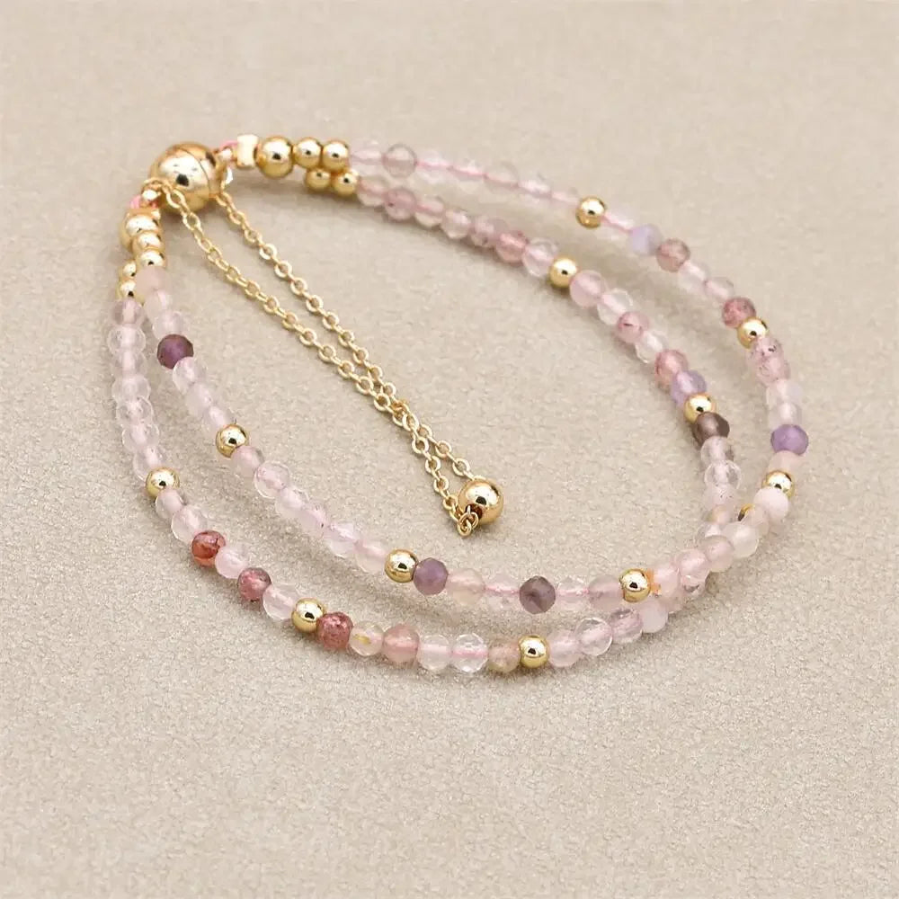 Tinkers Double Layer African Jasper Beads Bracelet Magnetic Strand - Apparel & Accessories > Jewelry > Bracelets