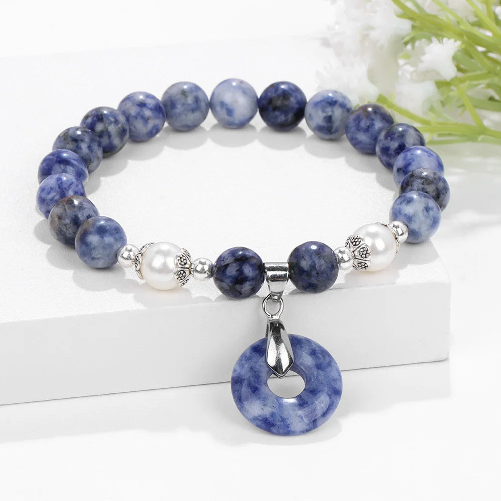 Unisex Natural Tiger Eye Bracelet for Healing Balance by Tinkers