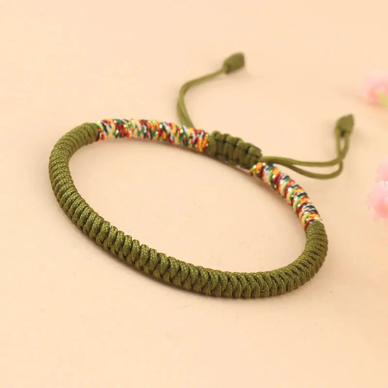 Tinkers Tibetan Buddhist Bracelet Unisex Handmade King Kong Knot -