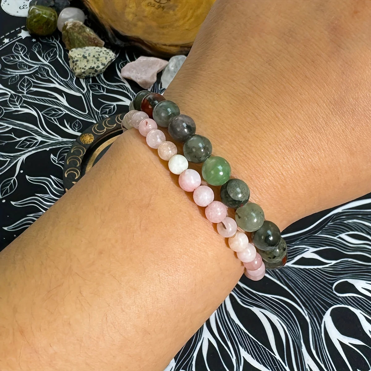 Handcrafted Bloodstone Bracelet Protection, Gift By Tinkers