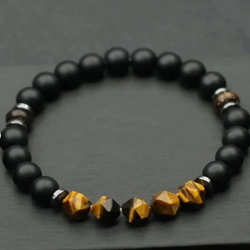 Tinkers Black Tourmaline Hematite Rose Quartz Lepidolite Bracelet - Apparel & Accessories > Jewelry > Bracelets