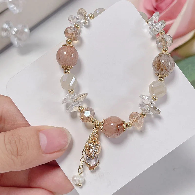 Handcrafted Citrine Crystal Bracelet for Abundance and Gifts by Tinkers