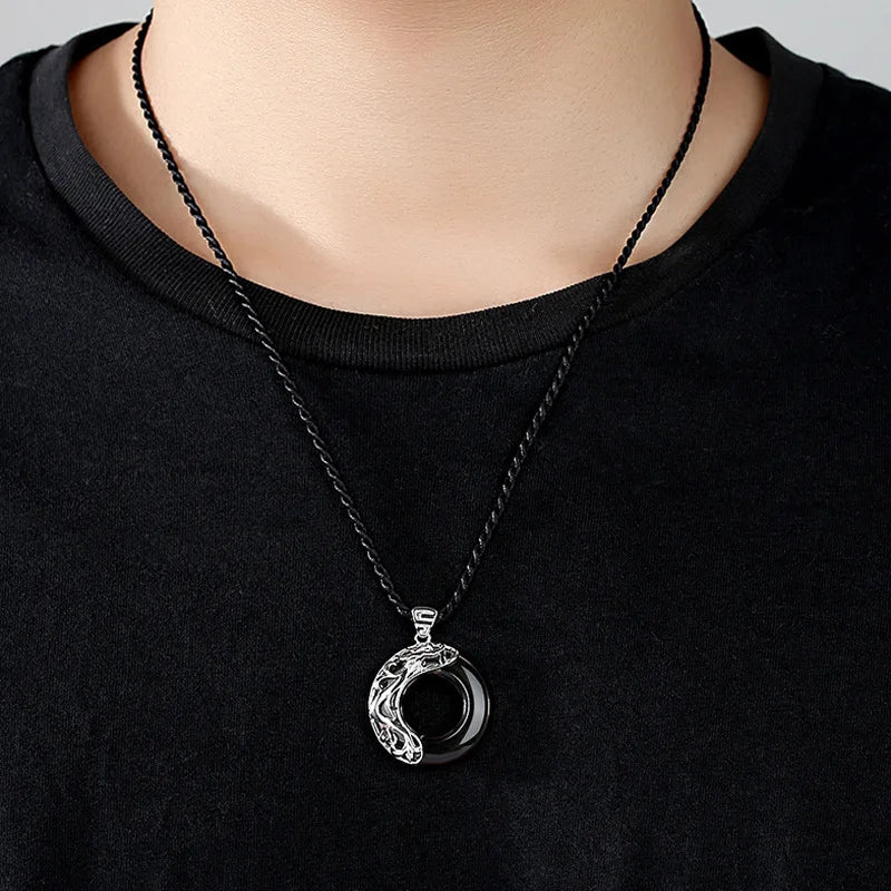 Sonne-Mond-Paar-Halskette von Tinkers Spiritual Balance