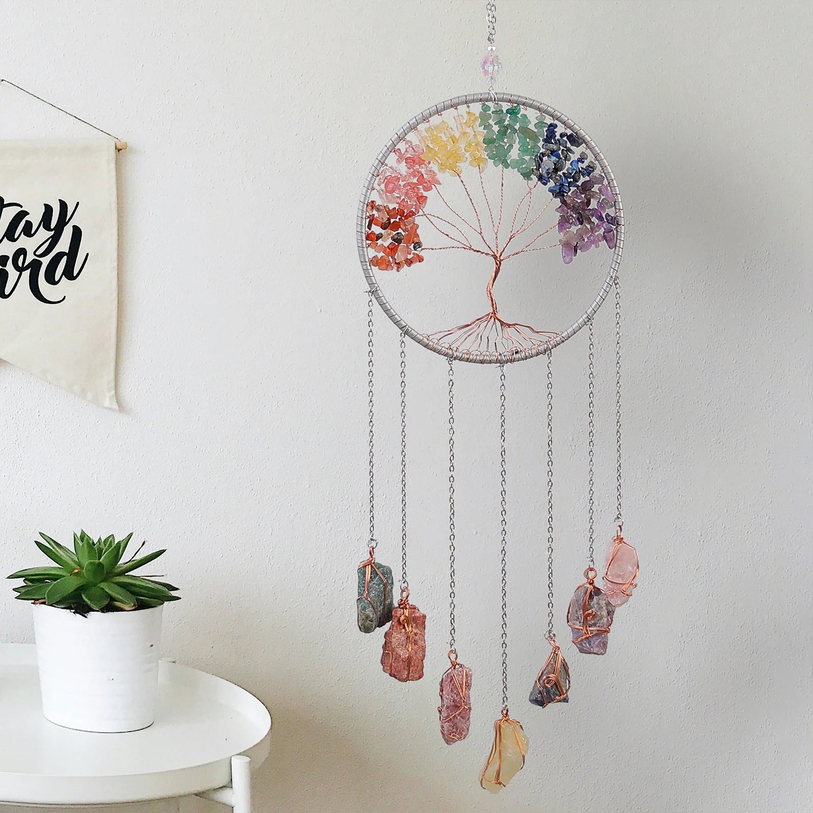 Crystal Suncatcher — Rainbow Light & Prism Home Decor