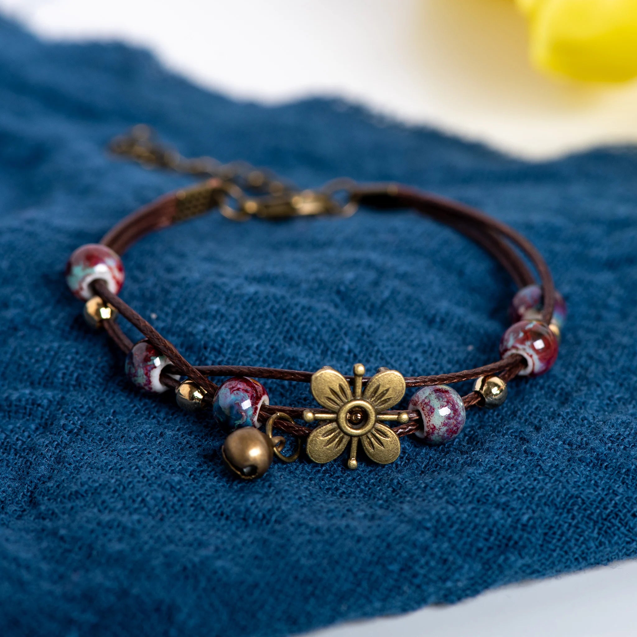 Elegant Handcrafted Boho Ceramic Bracelet for Women by Tinkers
