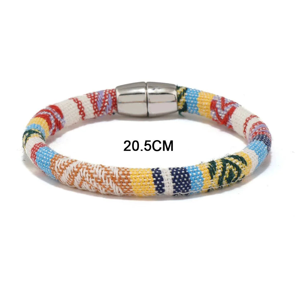Tinkers Summer Beach Boho Rope Bracelet Unisex Magnetic Clasp 2024 -