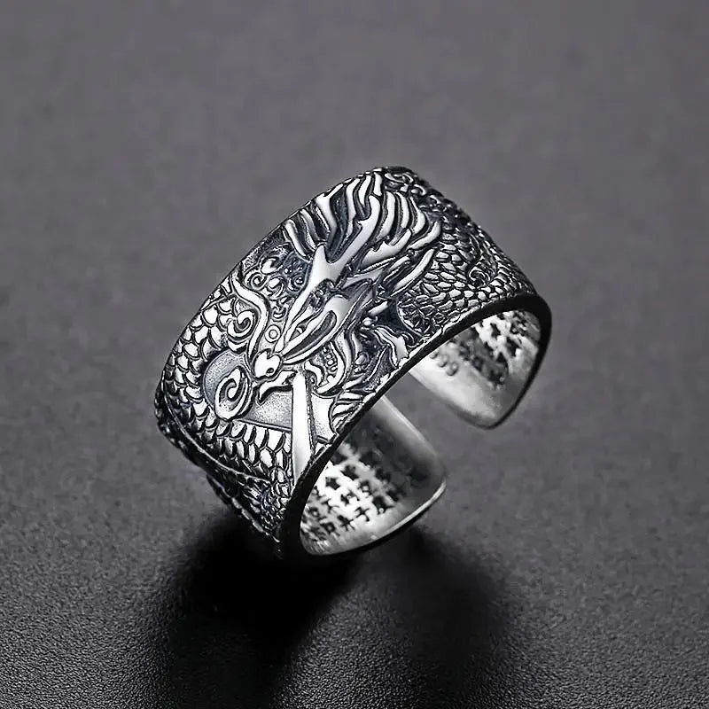 Tinkers Dragon Ring - Protection And Spiritual Energy