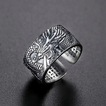 Tinkers Dragon Ring - Protection And Spiritual Energy