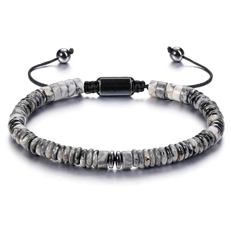 Abacus Bead Stone Bracelet By Tinkers Healing Energy