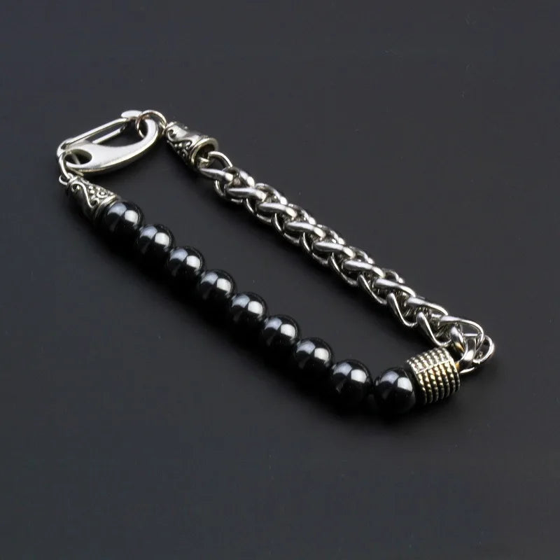 Tinkers Tinkers Stainless Steel Chain Bracelet Tiger Eye Elite - Uncategorized