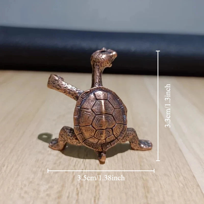 Tinkers Mini Turtle Incense Censer Sandalwood Holder Bronze Stand - Home & Garden > Decor > Home Fragrance Accessories > Incense Holders