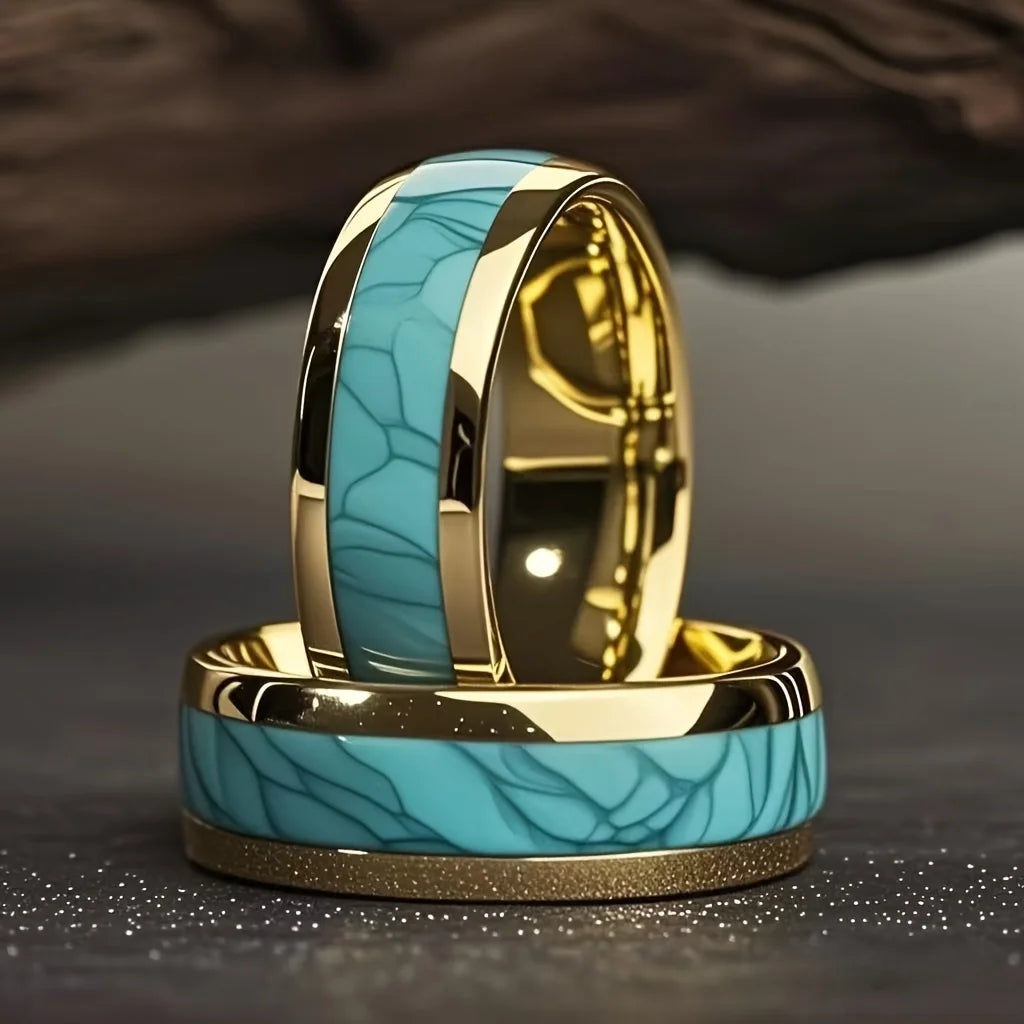 Natural Handcrafted Turquoise Ring for Men by Tinkers – Protection Healing