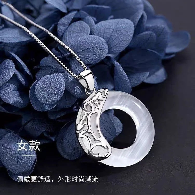 Sonne-Mond-Paar-Halskette von Tinkers Spiritual Balance