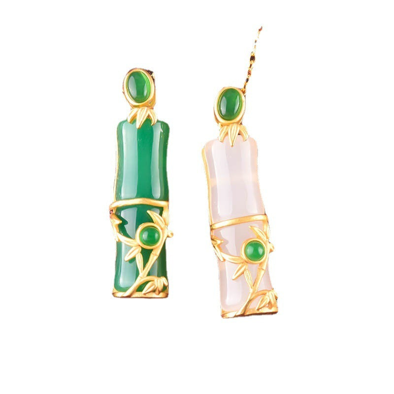 Lucky Bamboo Pendant Necklace By Tinkers - Spiritual Energy