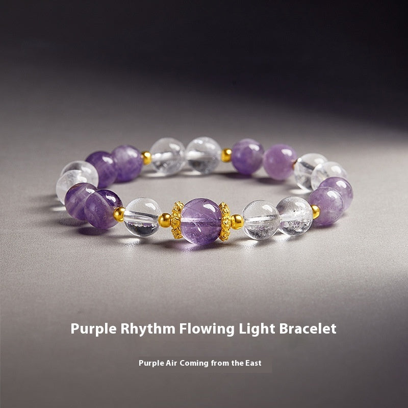 Amethyst Lucky Beads Bracelet By Tinkers For Healing