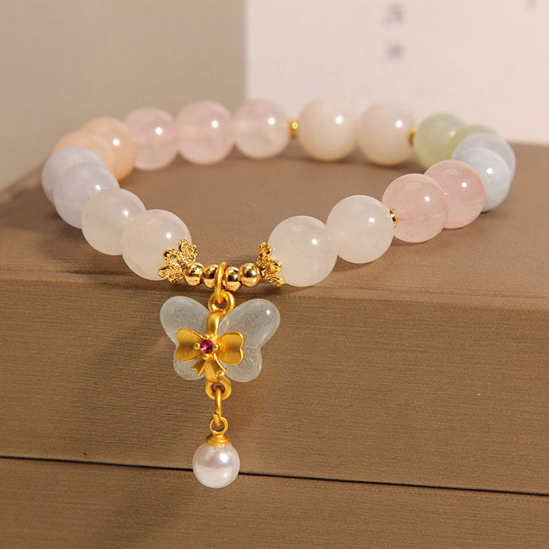 Tinkers Tinkers Candy Color Morganite Bracelet Crystal Jade Elite - 0