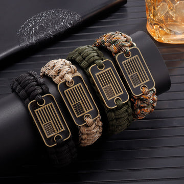 Tinkers Brand Paracord Bracelet Zinc Alloy Clip Signature Edition - 0