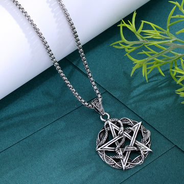 Handcrafted Pentagram Pendant for Spiritual Protection by Tinkers
