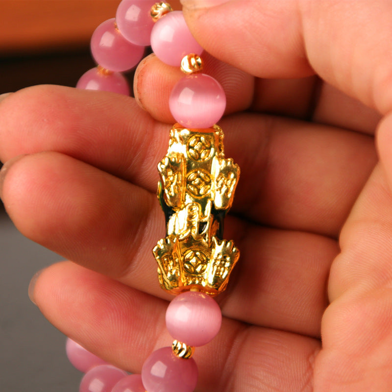 Tinkers Tinkers 3D Gold Plated Pixiu Bracelet Crystal Color Elite - Apparel & Accessories > Jewelry > Bracelets 0