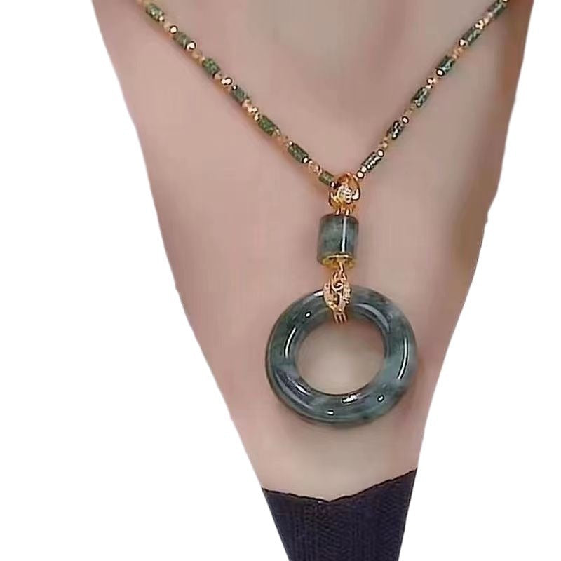 Unisex Temperament Halskette Wild Sicherheitsschnalle Anhänger