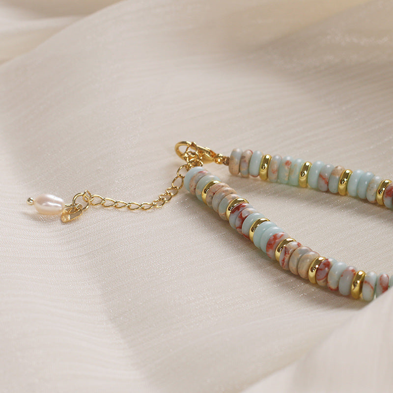 Natural Shoushan Stone Balance Bracelet for Women By Tinkers