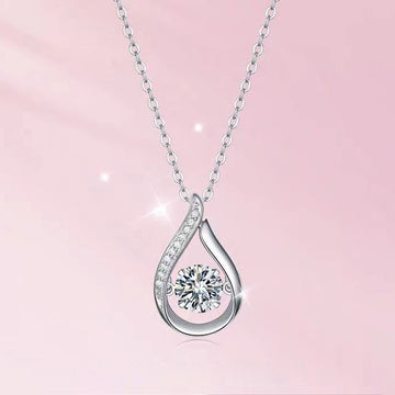 Drop Shape All Match Light Luxury Moissanite Necklace