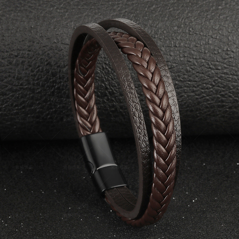 Tinkers Vintage Leather Rope Braided Bracelet Ethnic Style Edition - Apparel & Accessories > Jewelry > Bracelets 0