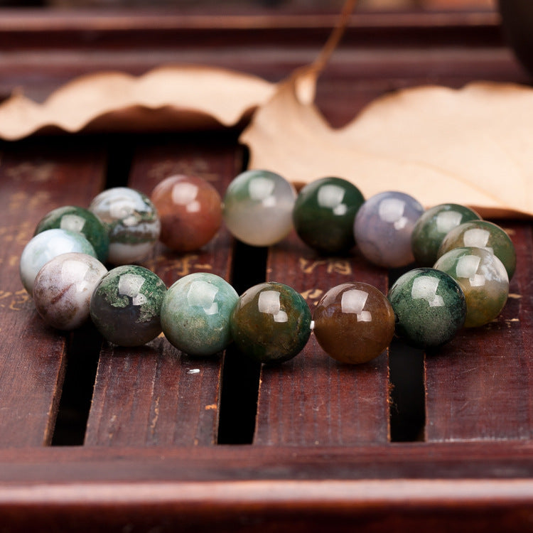 Natural Indian Agate Bracelet Unisex Balance By Tinkers