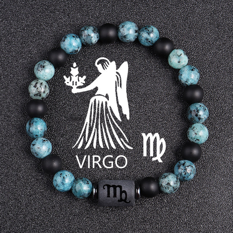 Tinkers Tinkers Rare Obsidian Zodiac Bracelet Twelve Constellations - Apparel & Accessories > Jewelry > Bracelets 0