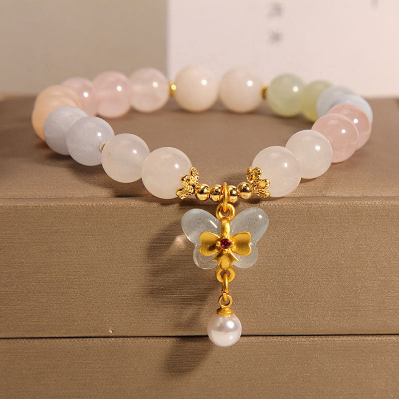 Tinkers Tinkers Candy Color Morganite Bracelet Crystal Jade Elite - 0