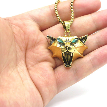 Silber Gold Strass Wild Game Animal Kette Halskette