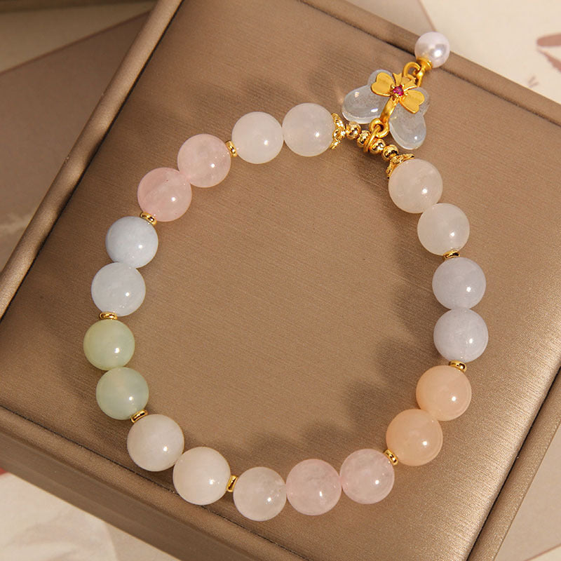 Tinkers Tinkers Candy Color Morganite Bracelet Crystal Jade Elite - 0