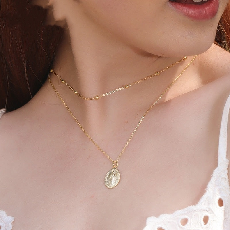 Natural Onyx Cameo Necklace For Women By Tinkers Protection